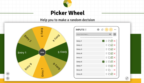 Picker Wheel : Suggestions to make best use of it. post thumbnail image